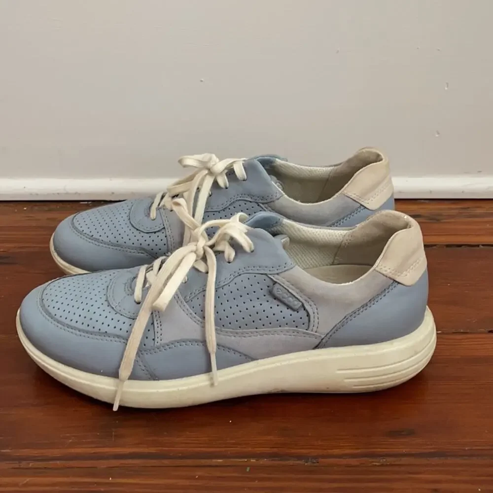 ECCO Soft 7 Runner leather comfort lace up sneakers sz 6